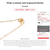 Allidy - Real Eternal Red Rose Teddy Bear Custom Name Necklace Jewelry Set Gift Box Christmas Valentine'S Birthday Wedding Gift