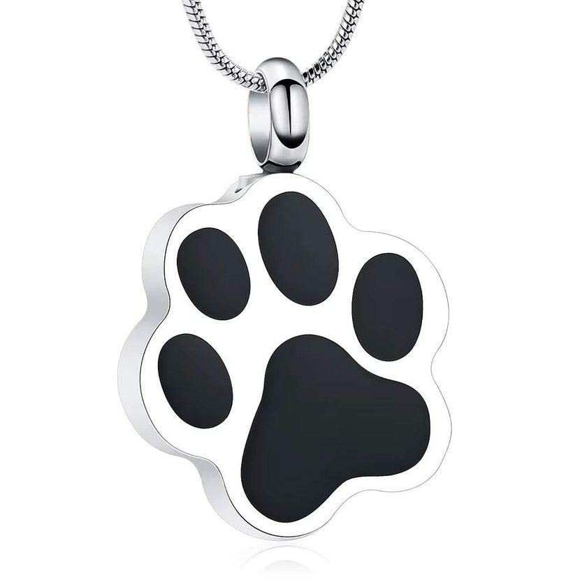 Cremation Jewelry Urn Pendant Necklace for Pet Dog Cat Ashes 316L Stainless Steel Customized Gift to Women Men Keepsake Jewelry
