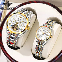 TOP Luxury Brand Couple Watches Pair for Men and Women Automatic Mechanical Lover'S Watches Waterproof Couple Watch Set