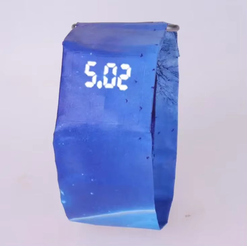 LED Display Screen 2020 Reloj Hombre Men Watches Creative Paper Led Digital Watch Waterproof Electronic Watches Men Digital Touch Screen Watches