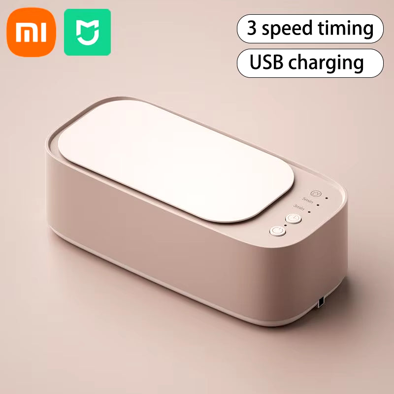 Simple Xiaomi  Ultrasonic Glasses Cleaning Machine 45KHZ Ultrasound Jewelry Cleaner Machine High Frequency Ultrasonic Cleaner Bath