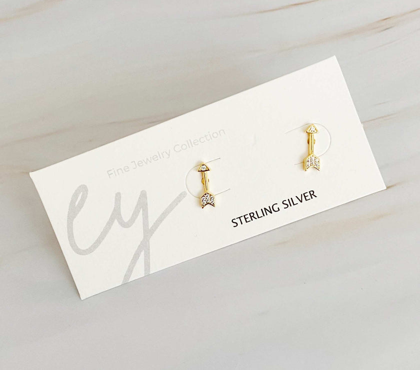 Mini Sparkle Mini Stud Sterling Silver Earrings