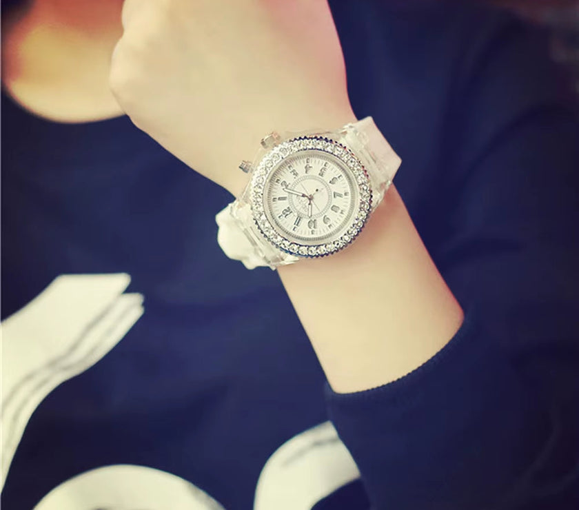 Ladies Watch Wrist Backlight Quartz Led Sport Women'S Watch Top Brand Luxury Man Wristwatch Dual Display Luminous Wristwatch 시계