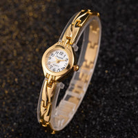 Bracelet Clasp Simple Elegant Small Women'S Watches Luxury Brand Gold Wrist Watches for Women Ladies Quartz Watches for Girls Montre Femme