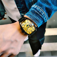 Men'S Watches Fashion Moon Phase Tourbillon Watches Men Automatic Mechanical Wristwatches Relogio Masculino Reloj Hombre