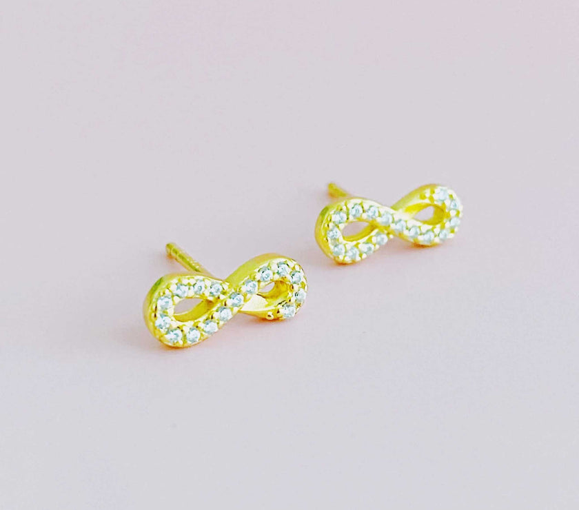 Mini Sparkle Mini Stud Sterling Silver Earrings
