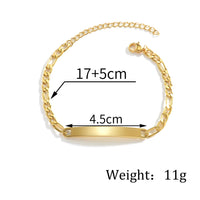 Sifisrri Engraved Name Letter Date Bracelets Women Men Stainless Steel Adjustable Bangles for Boys Girls Kids Jewelry Gift