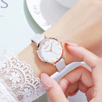 4PCS Set Luxury Watches Set Women Rhinestone Fashion Elegant Wristwatch Quartz Watch Ladies Clock for Women Relogio Rose Gold