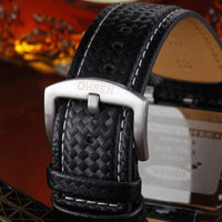 OHSEN Watches Men Sports Watches Men Dual Display Quartz Wristwatches Leather Men'S Watches Relogio Masculino Reloj Hombre