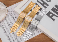 Fashion Women Watches 2019 Best Diamonds Square Dial Clock Luxury Gold Women'S Bracelet Quartz Wrist Watches New Dropshipping