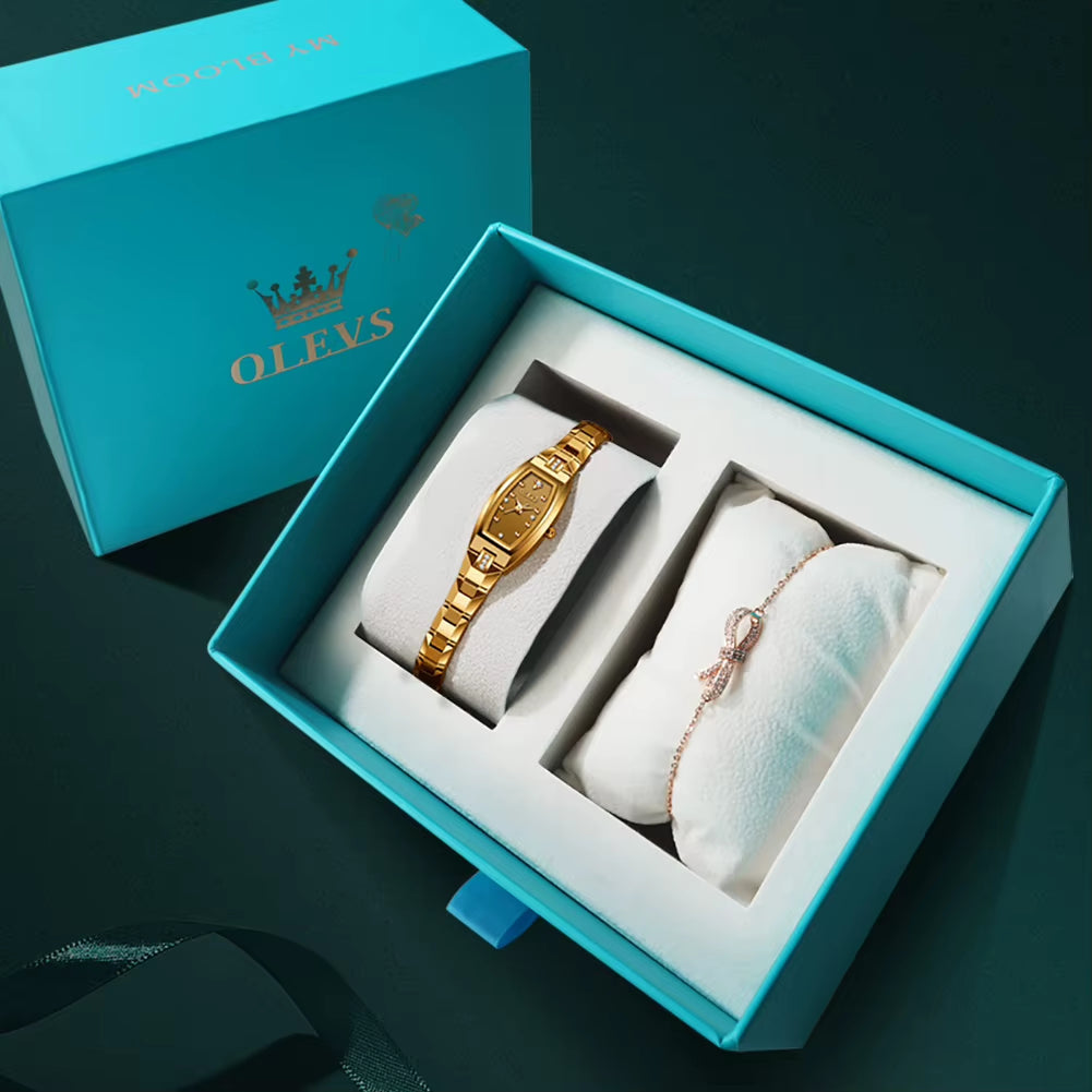 Elegant Gold/Rose Gold Watches for Womens Waterproof Slim Thin Small Wrist Analog Diamond Quartz Ladies Wrist Watches Elegant
