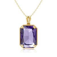 Wedding Gifts Jewelry 14K Gold Real Pendant for Women 925 Sterling Silver Pendants and Necklaces Birthstone Aquamarine Fine Jewelry Wedding Gifts