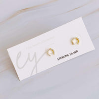 Mini Sparkle Mini Stud Sterling Silver Earrings