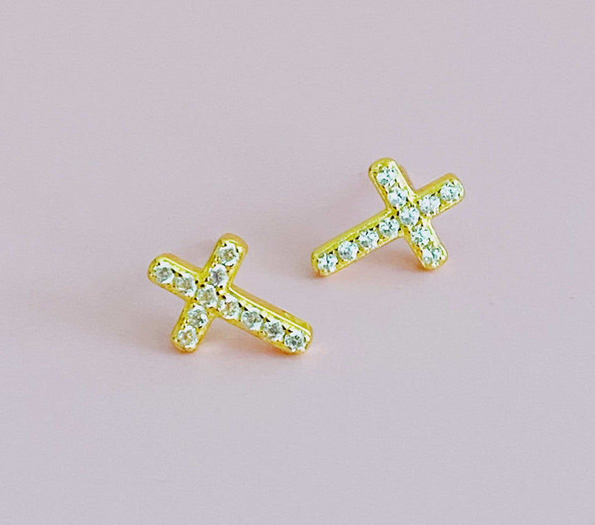 Mini Sparkle Mini Stud Sterling Silver Earrings