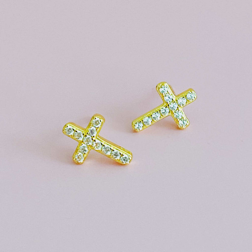 Mini Sparkle Mini Stud Sterling Silver Earrings