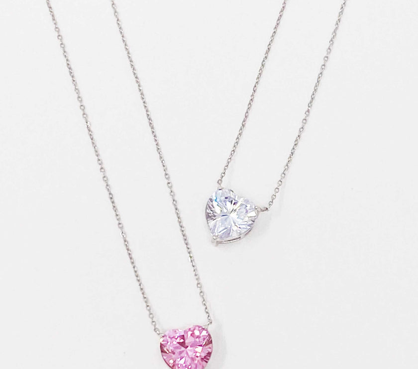 Absolute Beauty Sterling Silver Heart Necklace