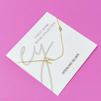 Beautiful Finest Shine Initial Sterling Silver Necklace