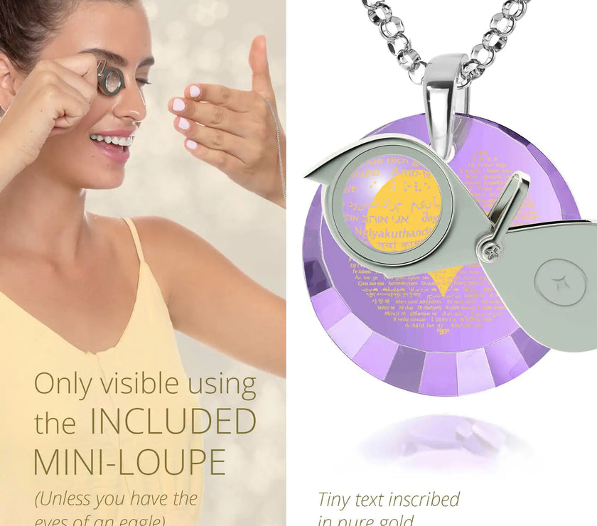 Silver I Love you Necklace