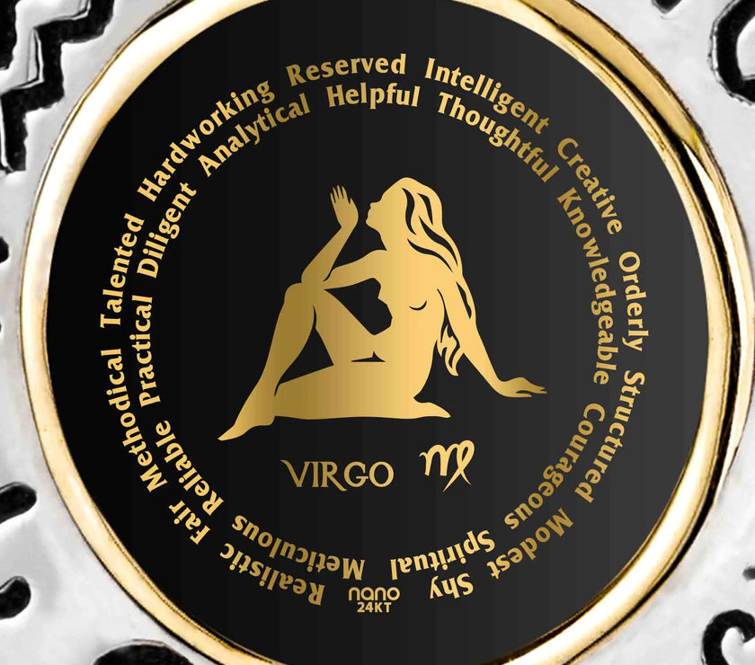 Virgo Zodiac Sign Necklace Gift