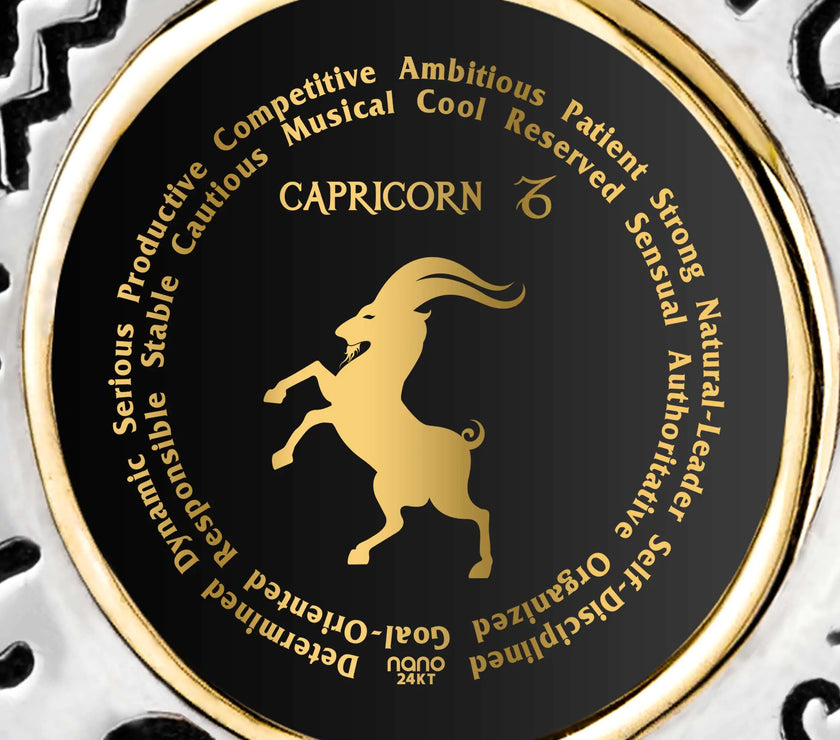 Capricorn Zodiac Sign Necklace