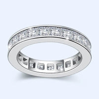 100% Real Natural Moissanite Ring for Women Fine Anillos De Bizuteria 925 Jewelry 18K Gold Ring with Box