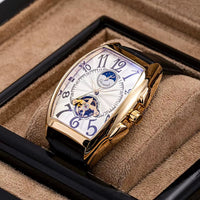 Men'S Watches Fashion Moon Phase Tourbillon Watches Men Automatic Mechanical Wristwatches Relogio Masculino Reloj Hombre