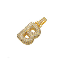 Women ZHUKOU Delicate and Fat 26 Gold Color Letter Pendant for Women Handmade DIY Necklace Earrings Jewelry Accessories Mode: VD614