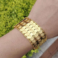 Gold Color Coins Bangles&Bracelets for Women Men Money Coin Bracelet Islamic Muslim Arab Middle Eastern Jewelry African Gifts
