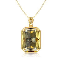 Wedding Gifts Jewelry 14K Gold Real Pendant for Women 925 Sterling Silver Pendants and Necklaces Birthstone Aquamarine Fine Jewelry Wedding Gifts