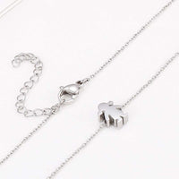 Boy Girl Kid Pendant Women Necklace Name Date Child Family Jewelry Engraved Stainless Steel Gold Color Jewelry