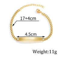 Sifisrri Engraved Name Letter Date Bracelets Women Men Stainless Steel Adjustable Bangles for Boys Girls Kids Jewelry Gift