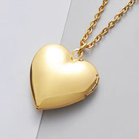 Love Heart Secret Message Locket Necklace Pendant DIY Photo Picture Locket Vintage Gift for Lover Couples Custom Message