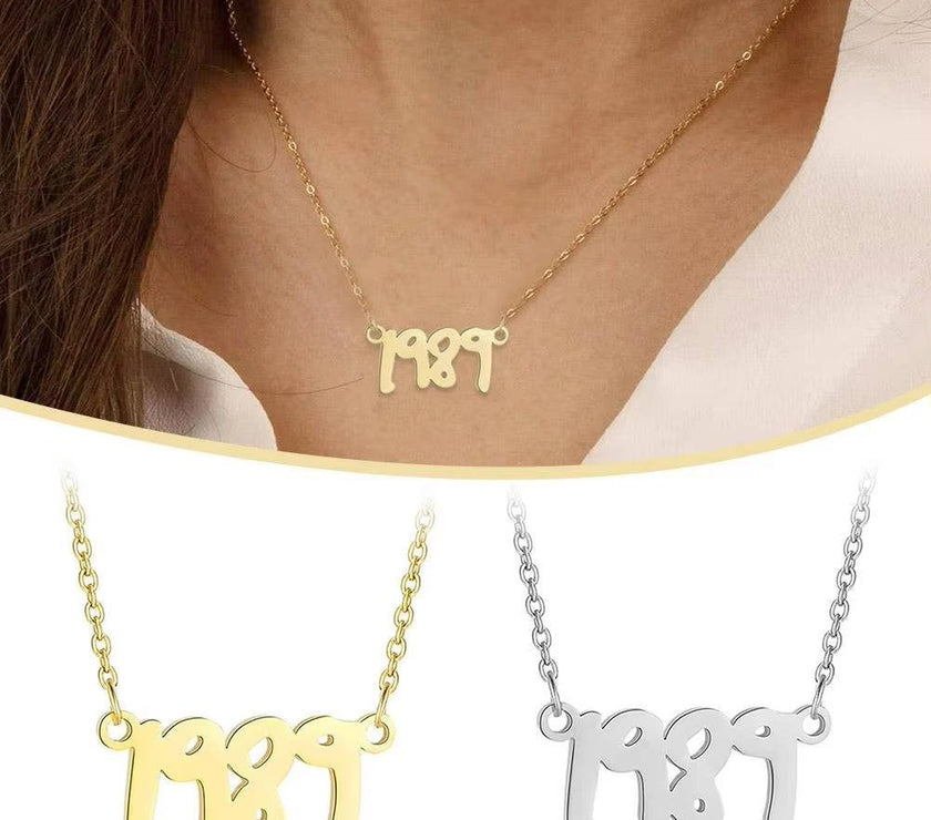  New 1989 Taylor’S Version Necklace Reputation Singer Signature Fearless Speak Now Necklaces for Music Lover TS Inspired Fan K7K2