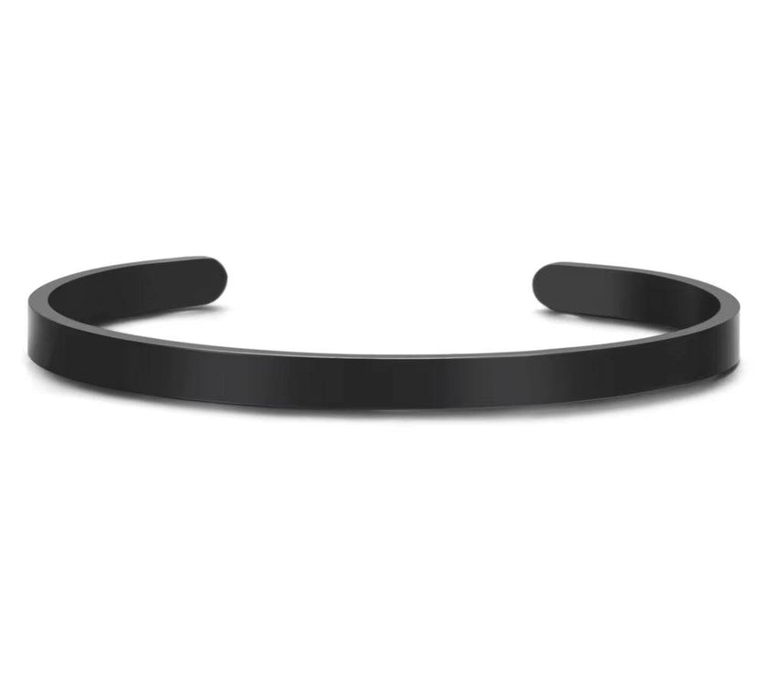 Personnalisé Bracelet for Women Custom Necklace Bar Engraved Name Text Mantra Bangle Cuff Stainless Steel Jewelry for Women Gift
