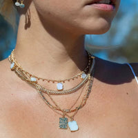 Brass 14K Gold Plated Star Heart Charms Bead Chain Satellite Cable Link Chains Diy for Women Necklace Bracelet Jewelry Making