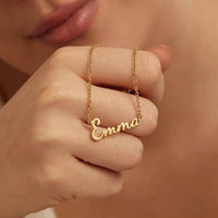 Twisted ETERNAL ROSE Box-Customized Name Necklace & REALROSE Flower Gift Box Heart Customize Jewelry Valentine'S Day Gift for Girlfriend