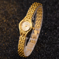 Bracelet Clasp Simple Elegant Small Women'S Watches Luxury Brand Gold Wrist Watches for Women Ladies Quartz Watches for Girls Montre Femme