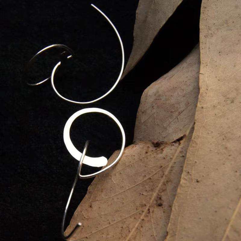 Everyday Earrings Real 925 Silver Piercing Earrings Handmade Jewelry Gold Filled Jewelry Punk Oorbellen Minimalist Boho Earrings for Women