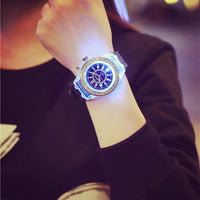 Ladies Watch Wrist Backlight Quartz Led Sport Women'S Watch Top Brand Luxury Man Wristwatch Dual Display Luminous Wristwatch 시계