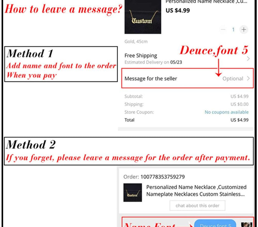 DHQH Original New Custom Name Set Jewelry Stainless Steel Love Crown Name Pendant Engraved Name Children'S Bracelet Necklace Set