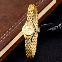 Bracelet Clasp Simple Elegant Small Women'S Watches Luxury Brand Gold Wrist Watches for Women Ladies Quartz Watches for Girls Montre Femme