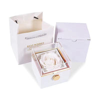 Two Customized Double Heart Necklace Gift Box
