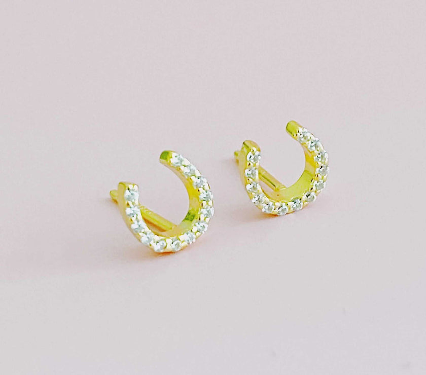 Mini Sparkle Mini Stud Sterling Silver Earrings