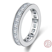 100% Real Natural Moissanite Ring for Women Fine Anillos De Bizuteria 925 Jewelry 18K Gold Ring with Box