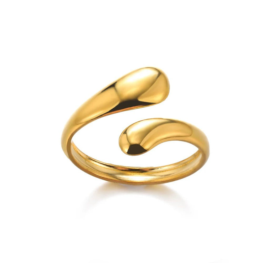 Christmas Zircon Moon Rings for Women Stainless Steel Glowing Moon Star Adjustable Finger Ring Aesthetic Wedding Jewelery Gift Bague Femme