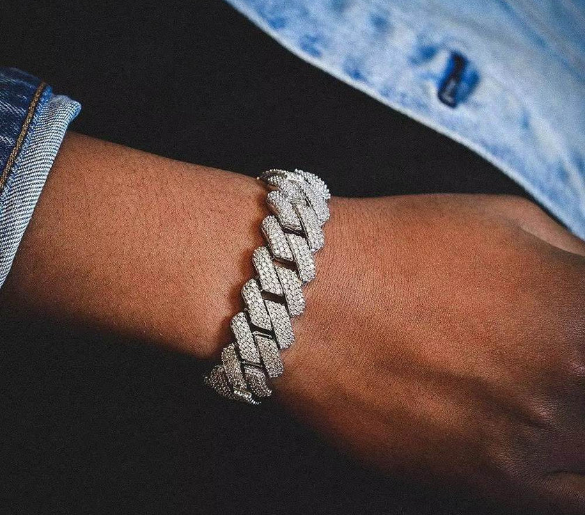 High Quality Iced Out Men Jewelry 5A Cz Hip Hop New Micro Pave 19Mm Cuban Link Chain Big Heavy Chunky Necklace for Men Boy