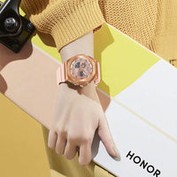 SMAEL Sport Watches Women 50M Waterproof Lady Watches Pink Lover Gifts 8102 Dual Time Diaplay Watches Digital LED Back Light