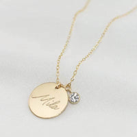 Gold Disk Necklace Handmade Initial Letter Necklace Coins Choker Gold Filled Pendants Collier Femme Kolye Jewelry Boho Necklace