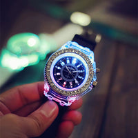 Ladies Watch Wrist Backlight Quartz Led Sport Women'S Watch Top Brand Luxury Man Wristwatch Dual Display Luminous Wristwatch 시계