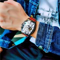 Men'S Watches Fashion Moon Phase Tourbillon Watches Men Automatic Mechanical Wristwatches Relogio Masculino Reloj Hombre